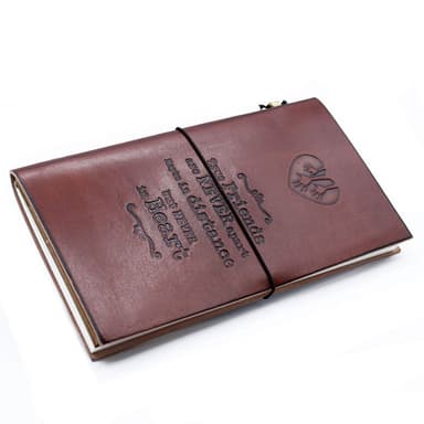 Jurnal in piele, Brown, 80 pagini