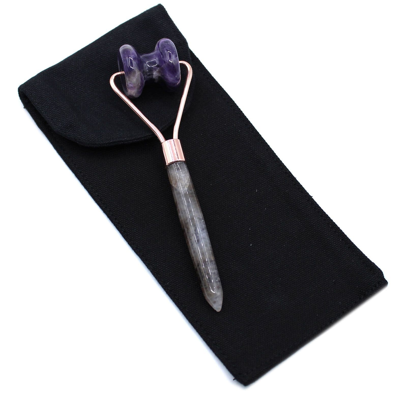 Roller pentru maxilar din pietre prețioase - Amethyst — imagine 1