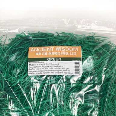 Hârtie mărunțita verde (0.5kg)