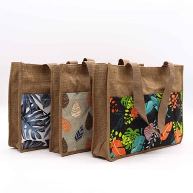 Baga de cumparaturi Tropical Market - Design variat - 40x30x9cm