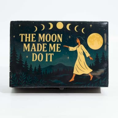 Cutie Enamela din Lemn de Mango The Moon Made me Do It