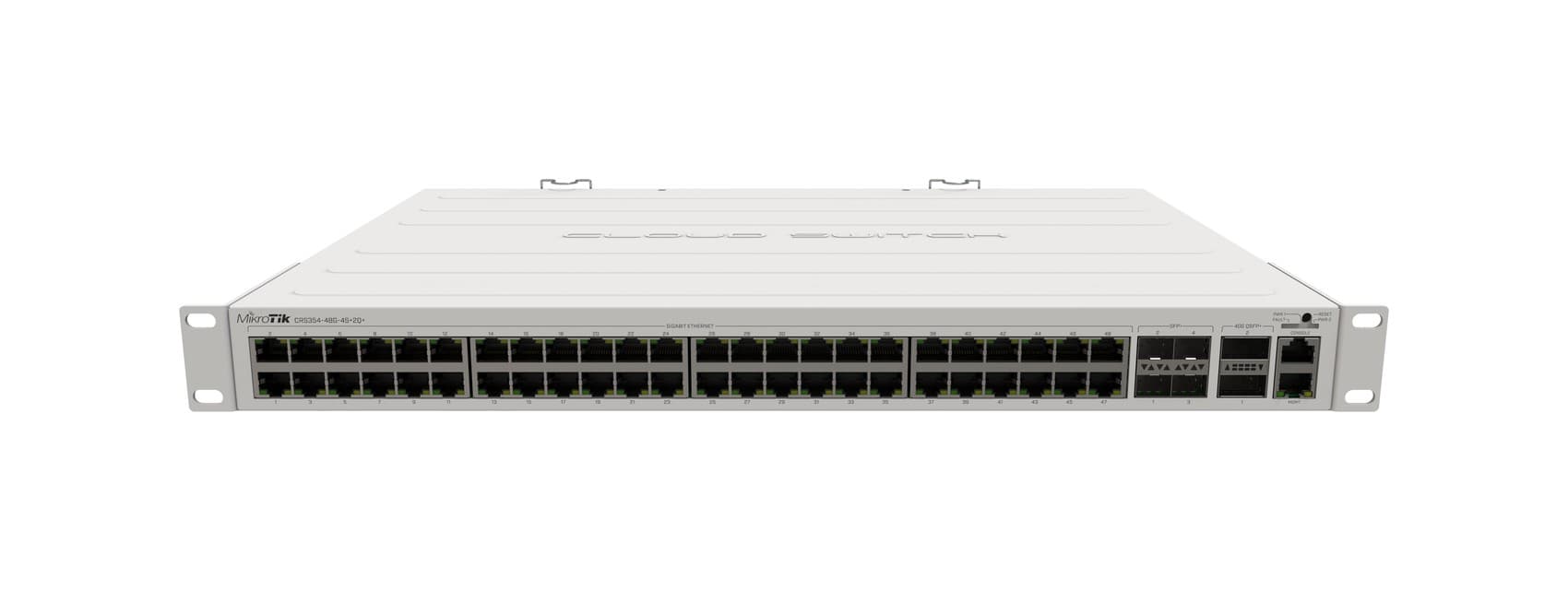 Switch MikroTik CRS354-48G-4S+2Q+RM, 48x RJ45 1000Mb/s, 4x SFP+, 2x QSFP — imagine 1