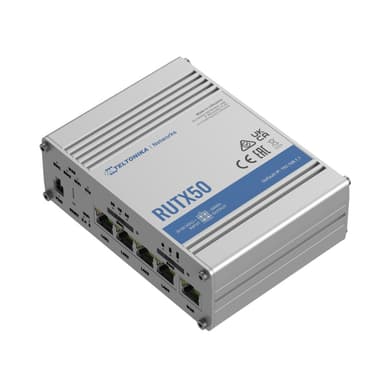 Router Industrial 5G Teltonika RUTX50 Wi-Fi 5 Dual SIM 5x RJ45 1000Mb/s