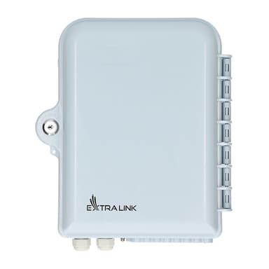 Cutie de Distributie Fibra Optica Extralink Emma 16 Splice Albastra