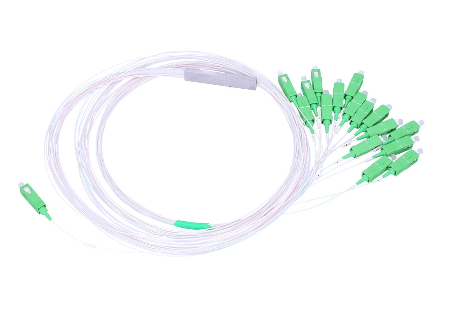 Extralink 1:16 PLC Splitter SC/APC, 900um, 1.5m — imagine 1