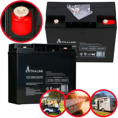 Bateria Extralink AGM 12V 18Ah Maintenance-Free