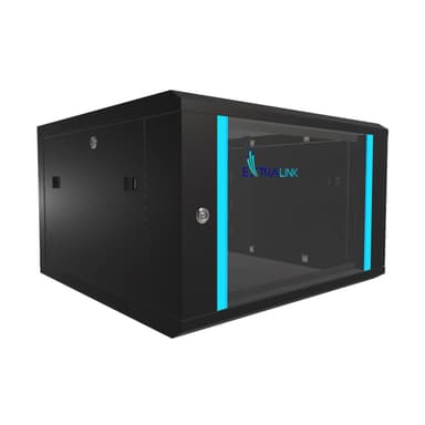 Rack cabinet montat pe perete 6U 600x600 Negru Extralink