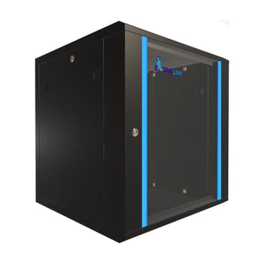 Cabinet de rack Extralink 12U 600x600 montat pe perete negru