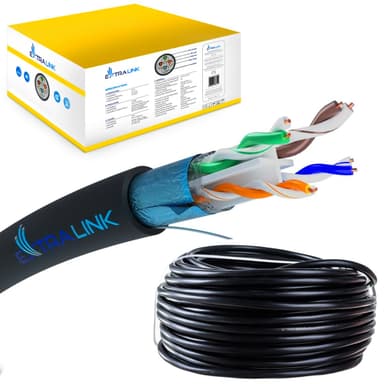 Cablu de retea Extralink CAT6 FTP F/UTP Exterior 305m