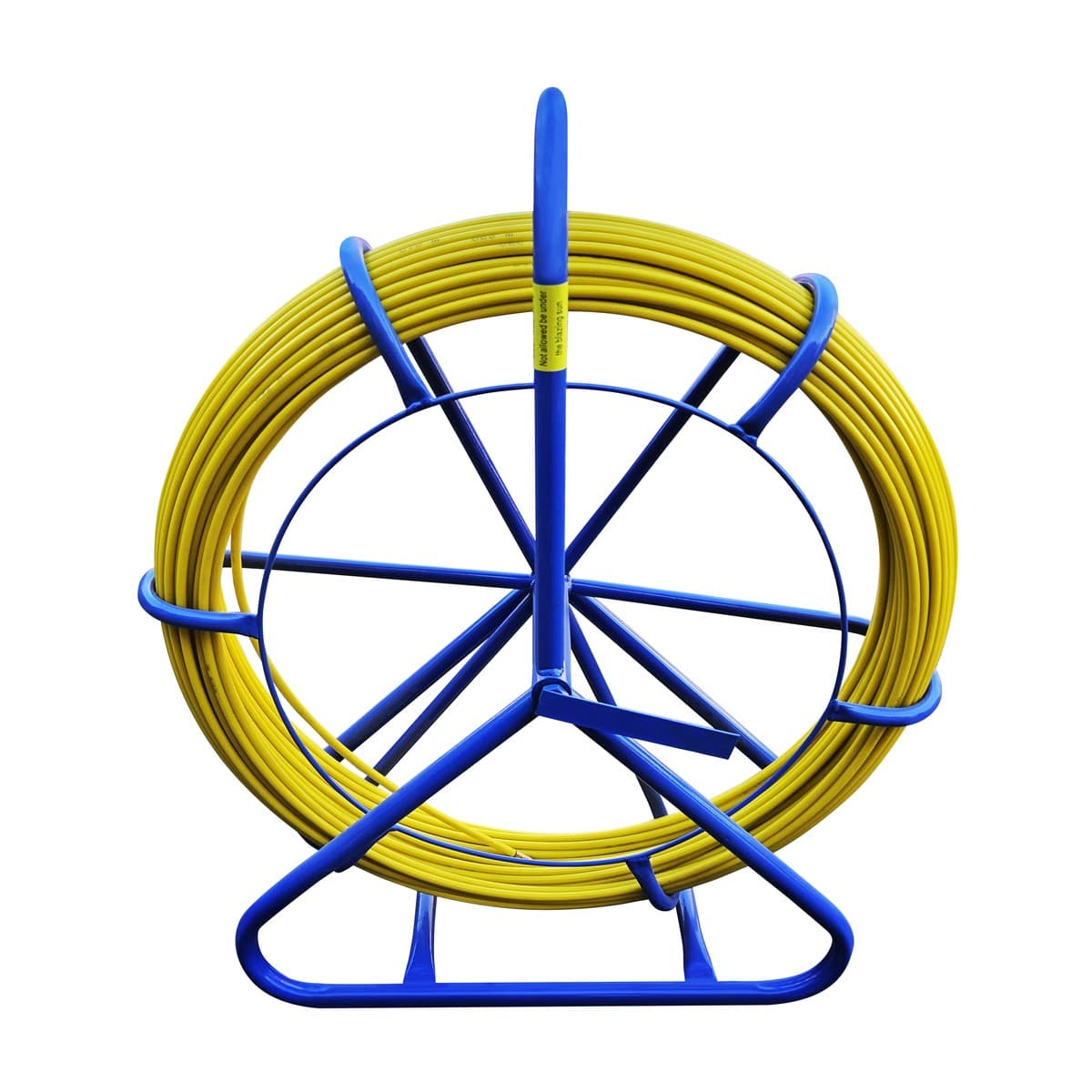 Extralink Pilot de Tracți a Cablurilor 8mm 100m, Fibra de Sticlă FRP, Diametru 8mm, Lungime 100m, Galben — imagine 1