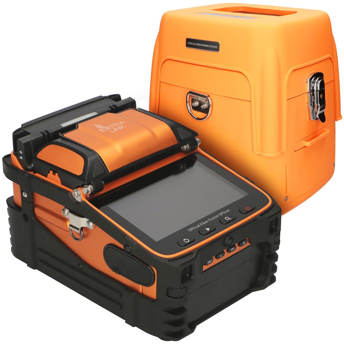 Extralink AI-9 Splicere de Fuziune Optică, Baterie 7800mAh, Lumină LED, Ecran LCD 5.1" — imagine 1