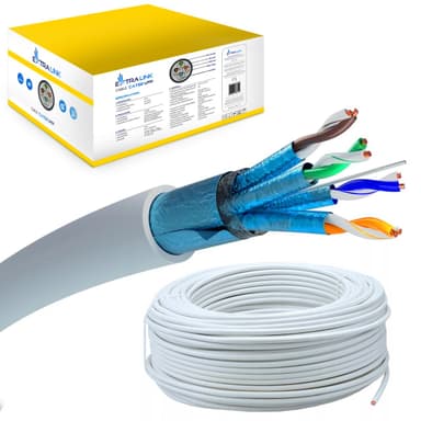 Cablu de retea Extralink CAT6A FTP F/FTP V2 500M LSZH