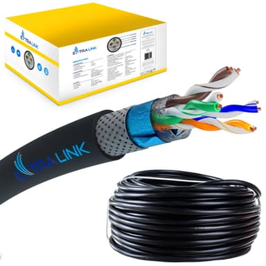 Cabluri Ethernet Cat5e SFTP Outdoor 305M Extralink