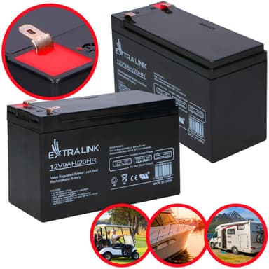 Bateria AGM Extralink 12V 9Ah maintenance-free