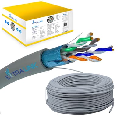 Cablu Ethernet Extralink Cat5e FTP F/UTP 305m