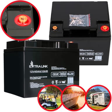 Bateria AGM Extralink 12V 45Ah