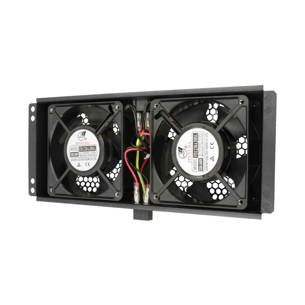 Unitatea de răcire Extralink, 2 Ventilatoare, cu Cablu de Termostat — imagine 1