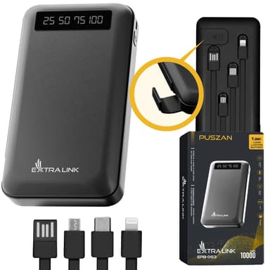 Power Bank Extralink EPB-083 10000mAh Black