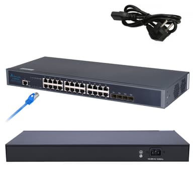 Switch Layer 3 Extralink Chiron 24x RJ45 1000Mb/s 4x SFP+ managed