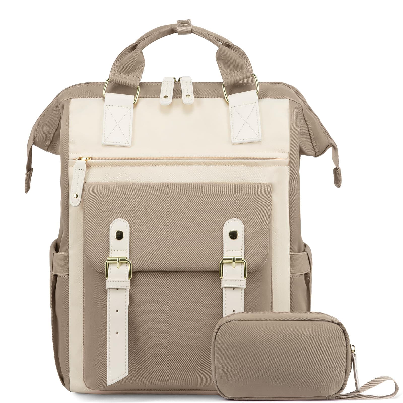 Black Forest KM02 Beige, rucsac de călătorie pentru cabina avionului, 40x30x15 cm + geantă de toaletă — imagine 1