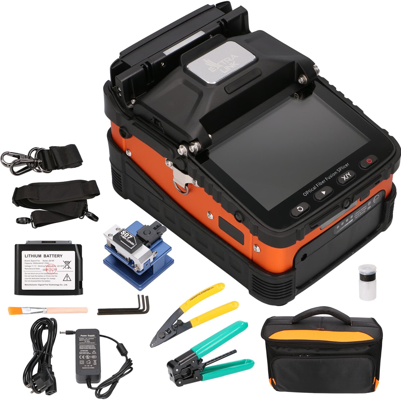 EXTRALINK AI-5 PRO SPLICER DE FUSIUNE A FIBREI OPTICE — imagine 1