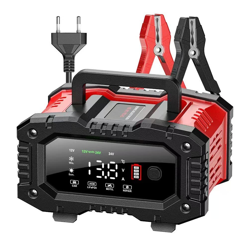 EXTRALINK încărcător inteligent pentru mașină cu modul de reparare AGM 12V 24V 20A — imagine 1