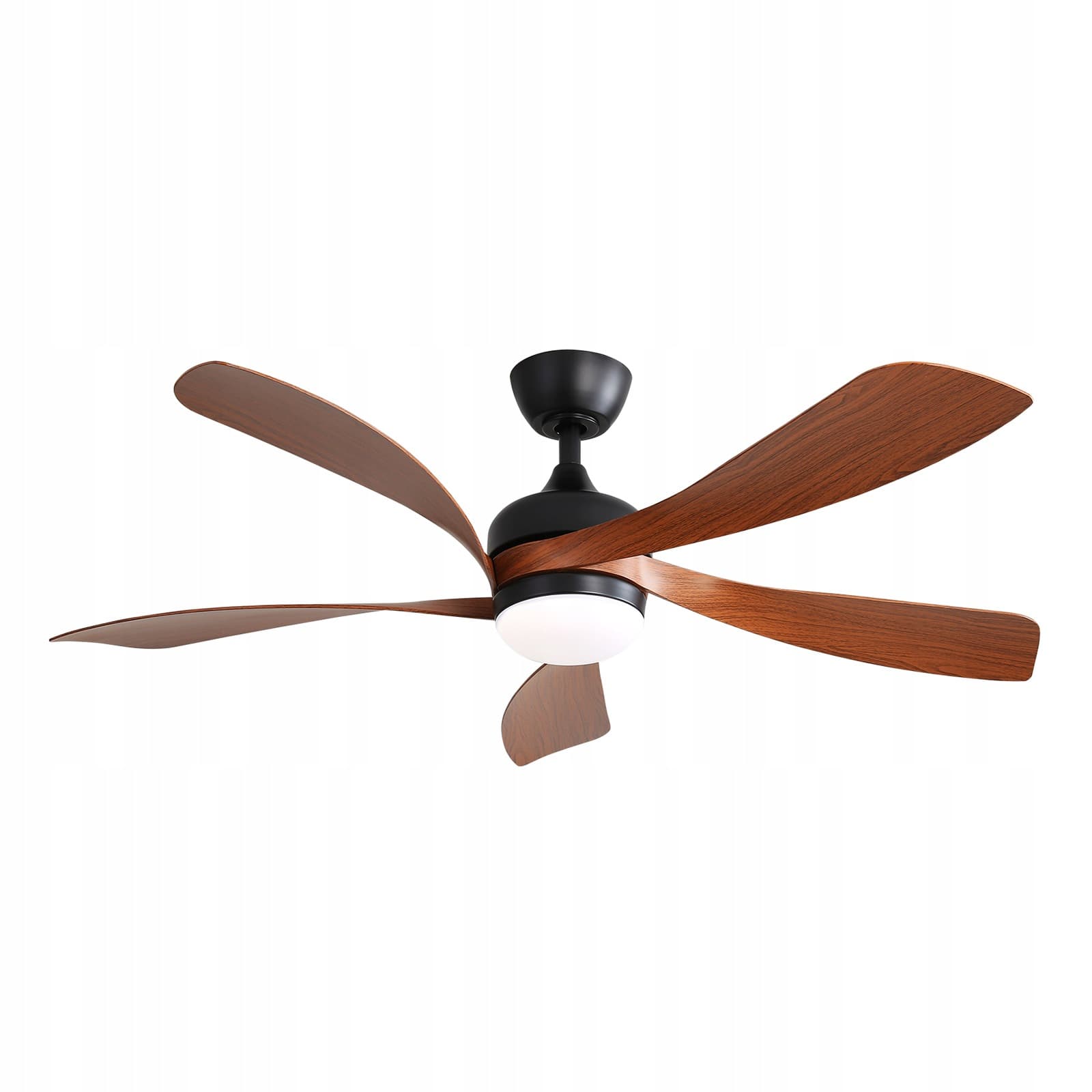 Ventilator de tavan Extralink Grand Walnut 52 Smart WiFi, Walnut, aplicație, 132cm — imagine 1