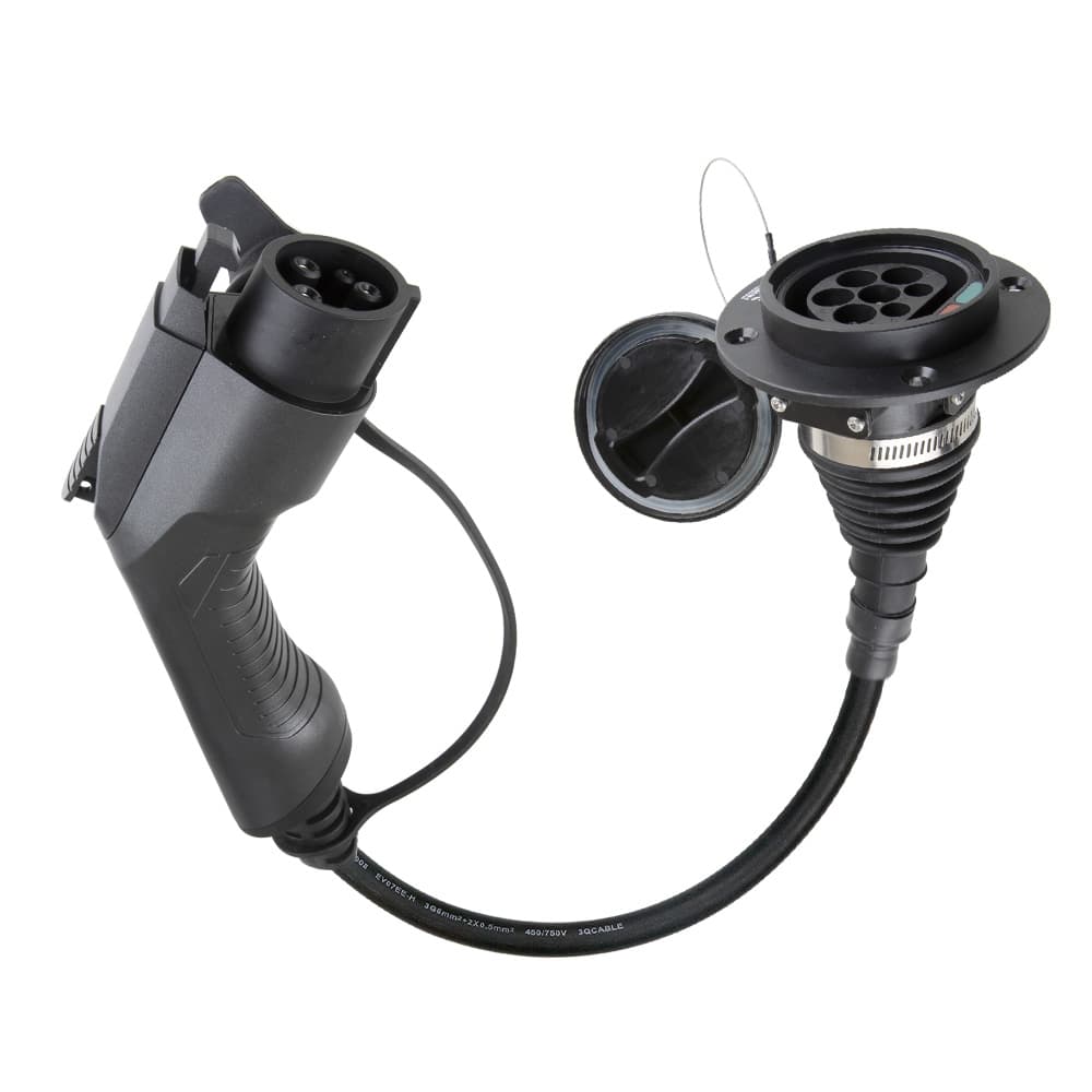 Adaptor încărcător mașină Extralink EU la US, BS-EVSC004 la BS-EVP001-L32A — imagine 1