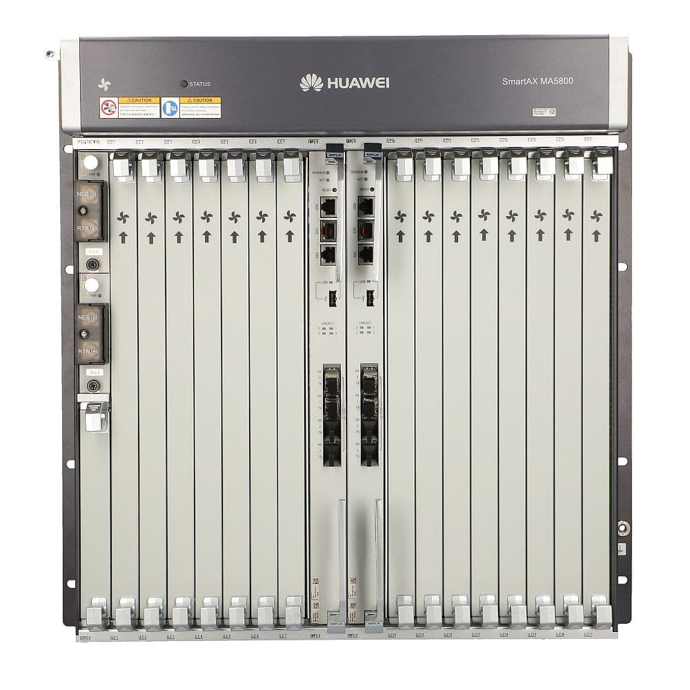 OLT Huawei MA5800-X15, 2x MPLA, 2x PILA, modul 10G Uplink 2x2 piese — imagine 1