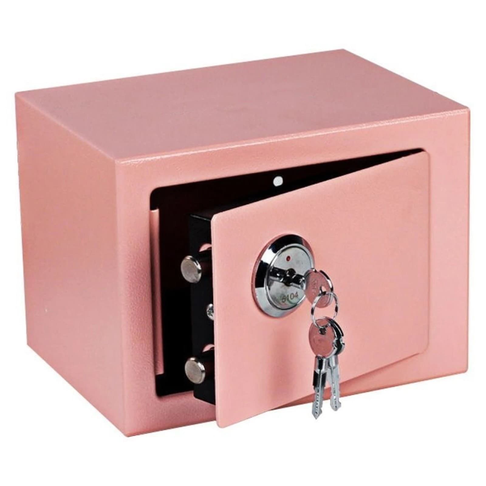 Safe Extralink Home, Safe de Birou, Sertaj cu Cheie, Cutie de Siguranță, Rozu, S-404 — imagine 1