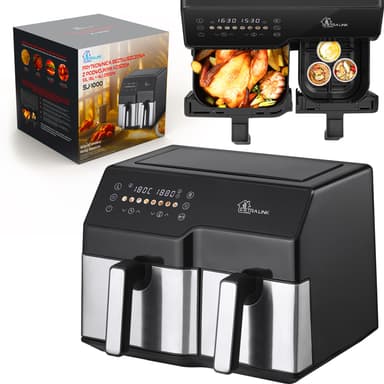 Air Fryer Extralink Dual Basket 10L 2500W