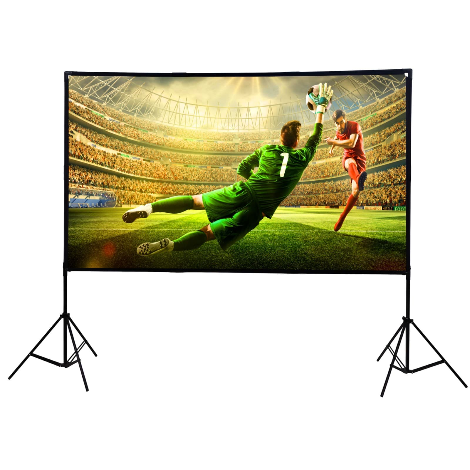 Ecran de Proiecție Extralink Pliabil 100", PSF-100, 16:9, 220x125cm, Alb — imagine 1