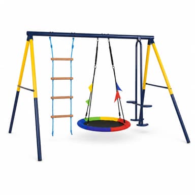 Set de balansa Extralink Black Forest Frame Swing, Nest Swing + Ladder, Multicolour