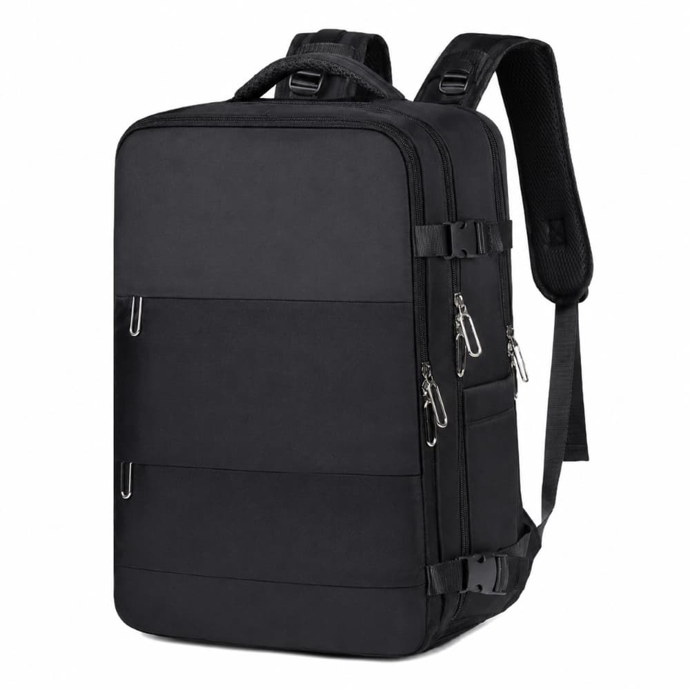 Rucsac de călătorie Black Forest KM06 Black, pentru bagaj de cabină, 45x20x30 cm — imagine 1
