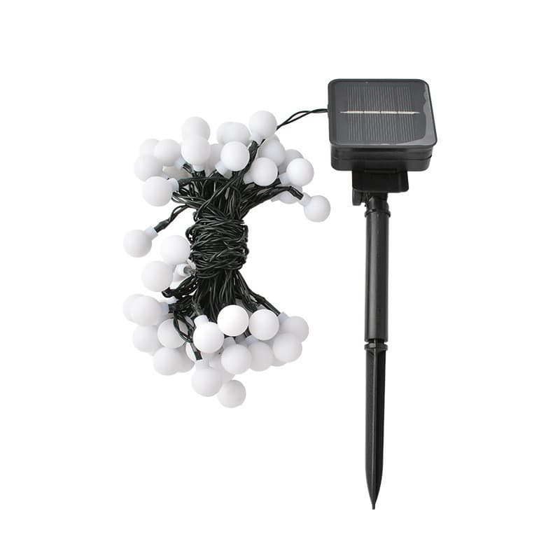 Ghirlanda LED solara pentru Craciun, 12 metri, 100 becuri, Alb rece, Flippy — imagine 5