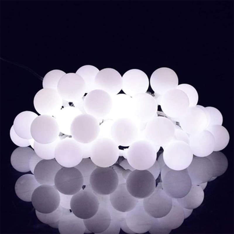 Ghirlanda LED solara pentru Craciun, 12 metri, 100 becuri, Alb rece, Flippy — imagine 6