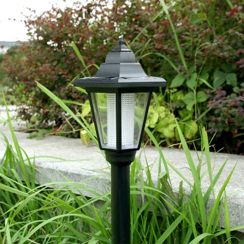 Lampa solara de gradina hexagonala Flippy Alb Cald — imagine 3