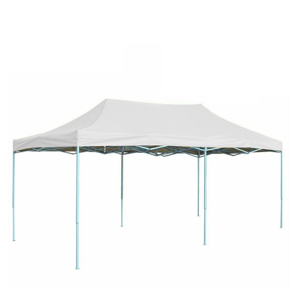 Cort Pavilion Flippy 3x6m Alb Pliabil Cadru Metal — imagine 1