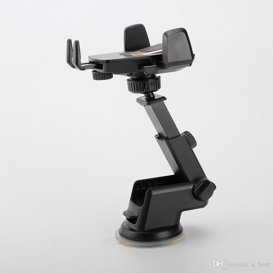 Suport auto pentru telefon Flippy Telescopic cu Ventuza Negru — imagine 6