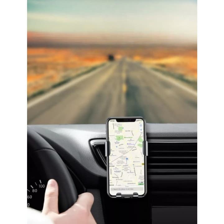 Suport auto cu incarcare wireless Fast Charge WUW W2 negru — imagine 8