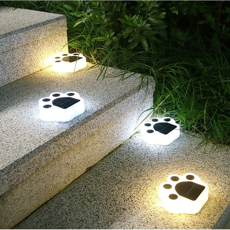 Set 4 Lampi Solare LED pentru Gradina Flippy Model Laba de Urs — imagine 1