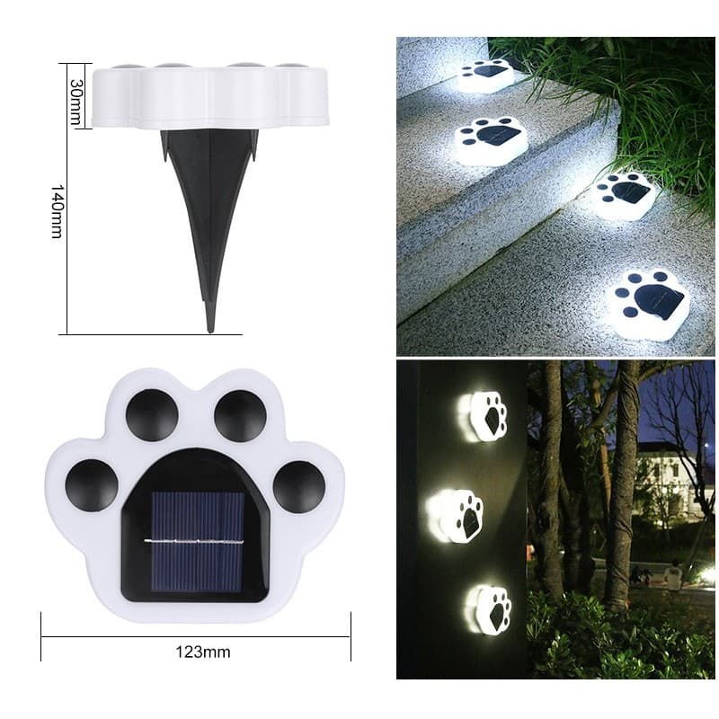 Set 4 Lampi Solare LED pentru Gradina Flippy Model Laba de Urs — imagine 9