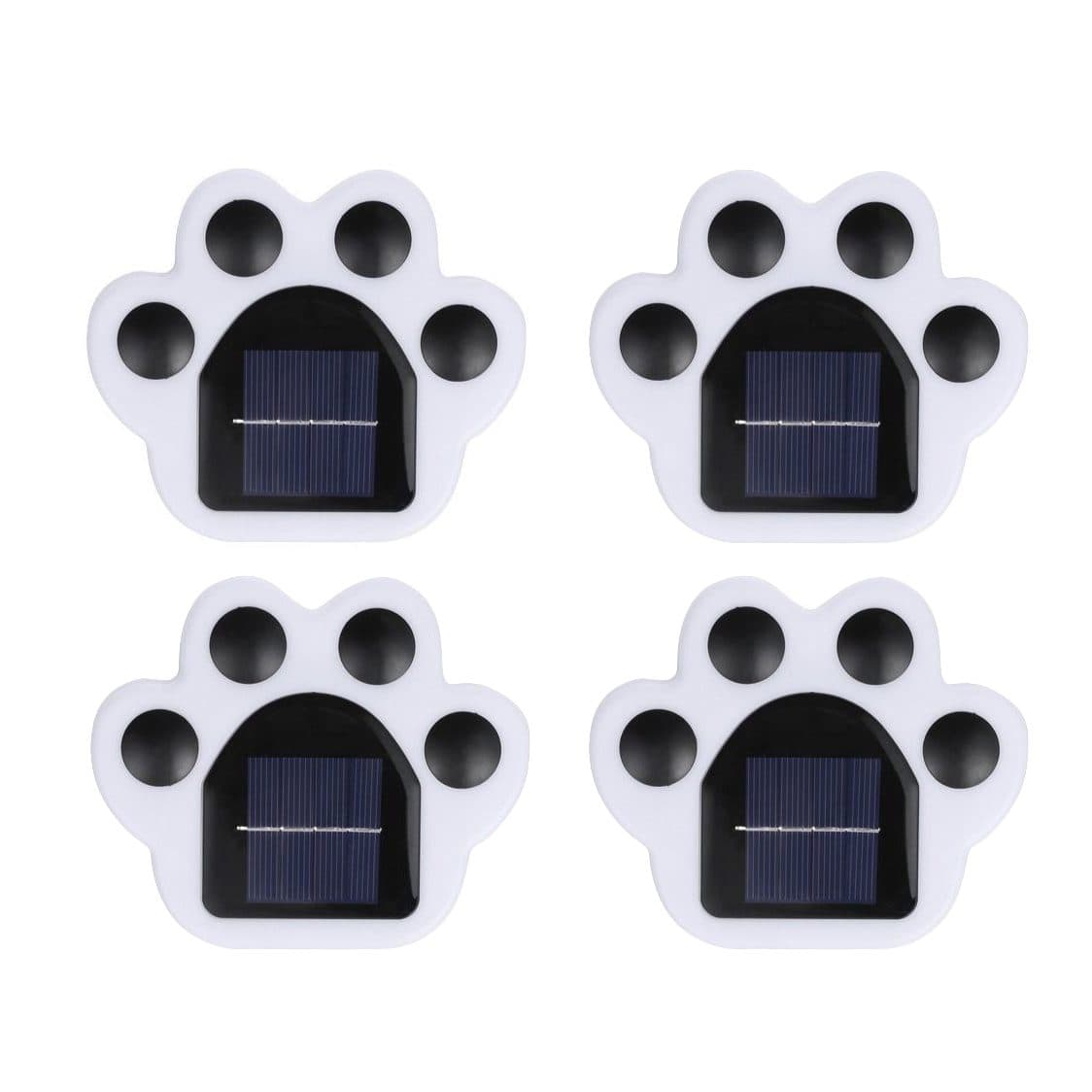 Set 4 Lampi Solare LED pentru Gradina, Model Laba de Urs, Flippy, Multicolor, Negru/Alb — imagine 2