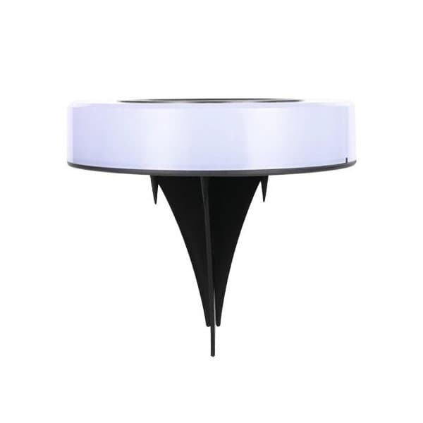 Set de Lampi Solare LED pentru Gradina, Flippy, Model Cerc, Alb/Negru — imagine 4