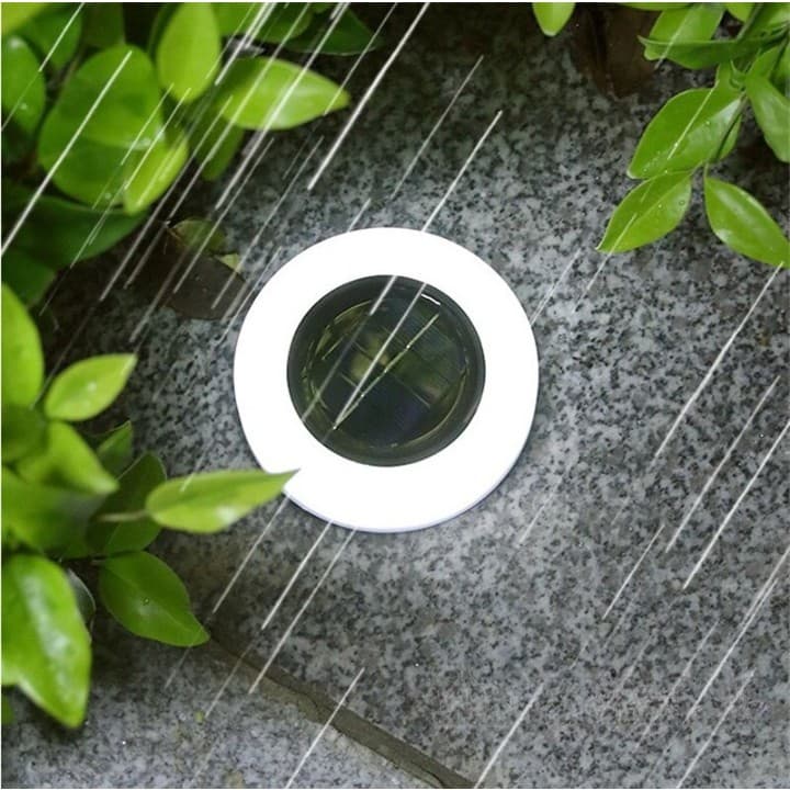 Set de Lampi Solare LED pentru Gradina, Flippy, Model Cerc, Alb/Negru — imagine 6