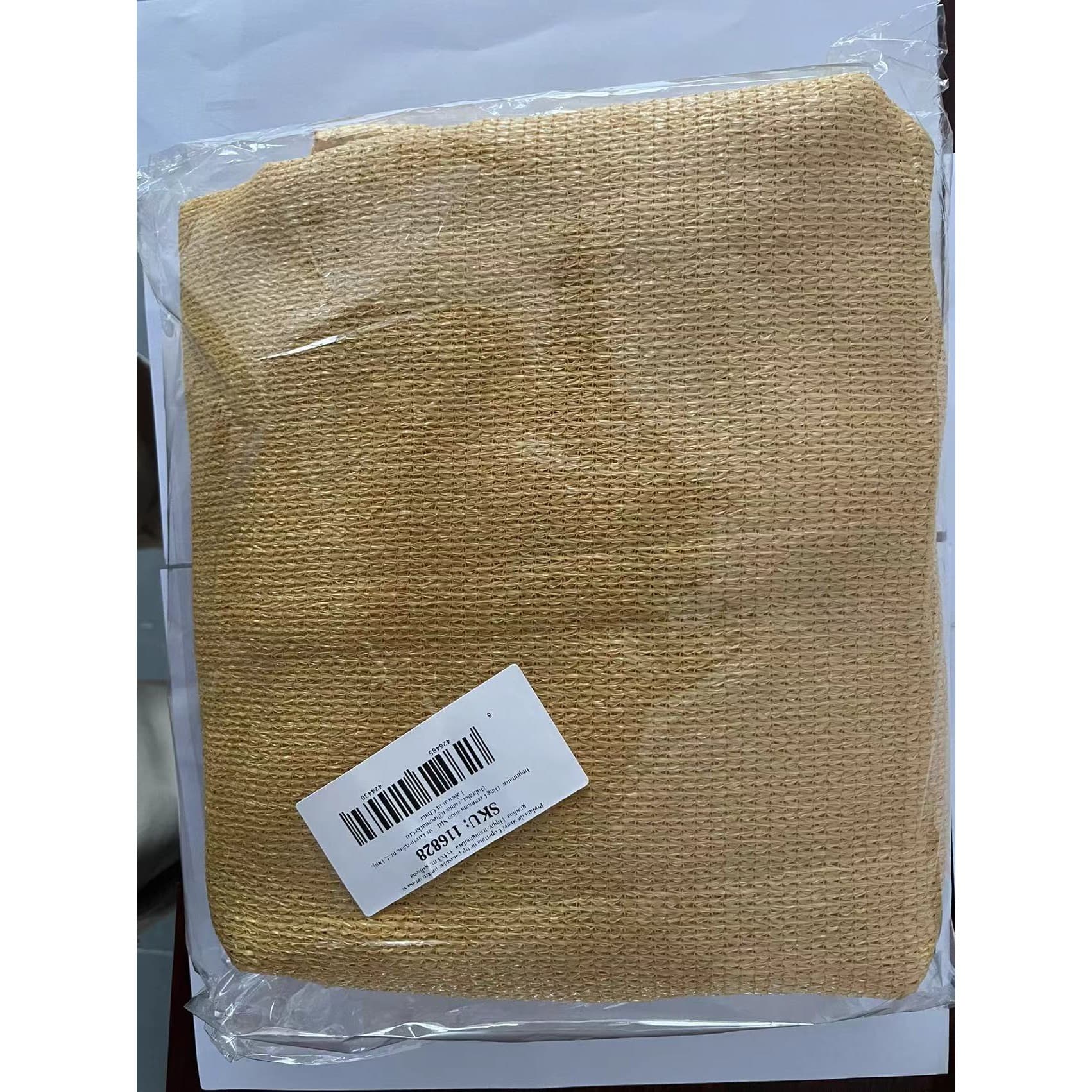 Copertina de soare/parasolar pentru terasa si gradina, Flippy, Triunghiulara, 3x3x3 m, Galbena — imagine 5