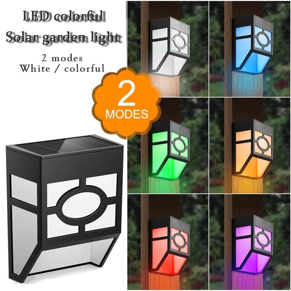 Lampa solara LED pentru gradina, Flippy, Set 4 bucati model geometric — imagine 6