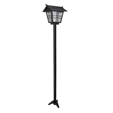 Lampa solara de tip stalp Flippy, Alb Rece