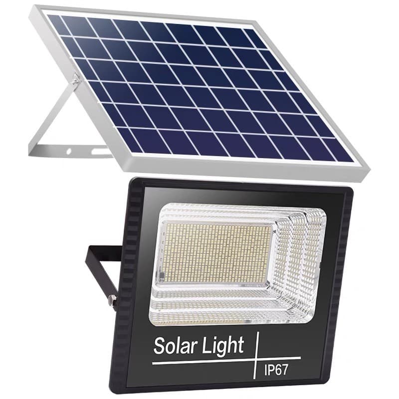 Proiector LED Solar Exterior IP67 30W cu Panou Solar Flippy — imagine 1
