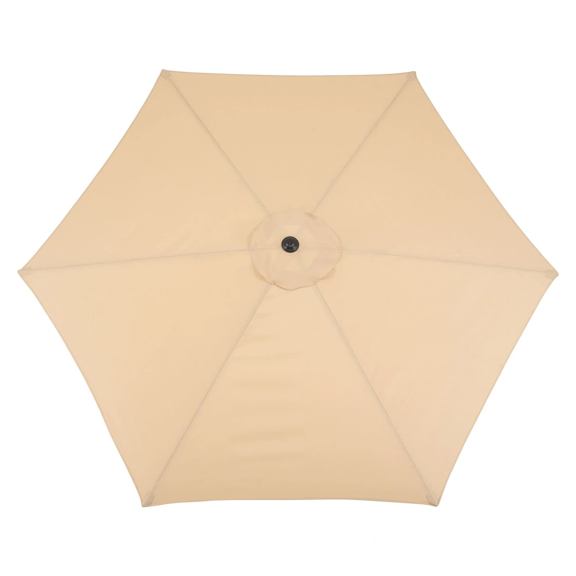 Umbrela rotunda de soare Flippy, diametru 2.70 m, crem — imagine 5